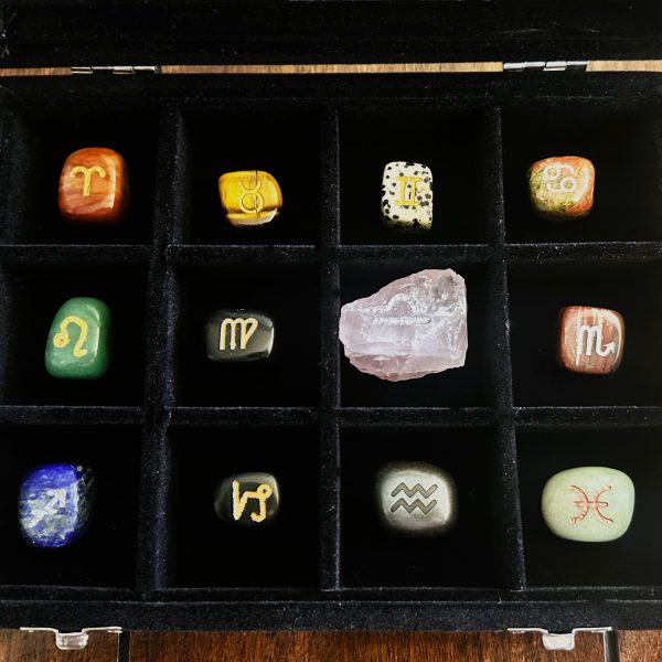 The Zodiac Stones™ 12 ZODIAC SIGN SET with Book - Image 2